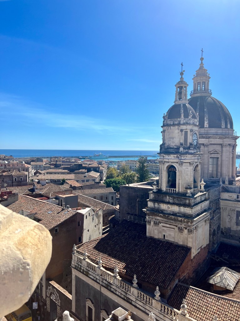 view from cathedral st agatha - things to do in catania