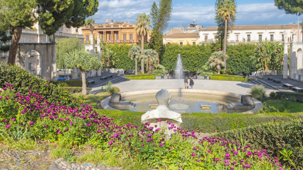 A scenic stroll through Bellini Park - things to do in catania